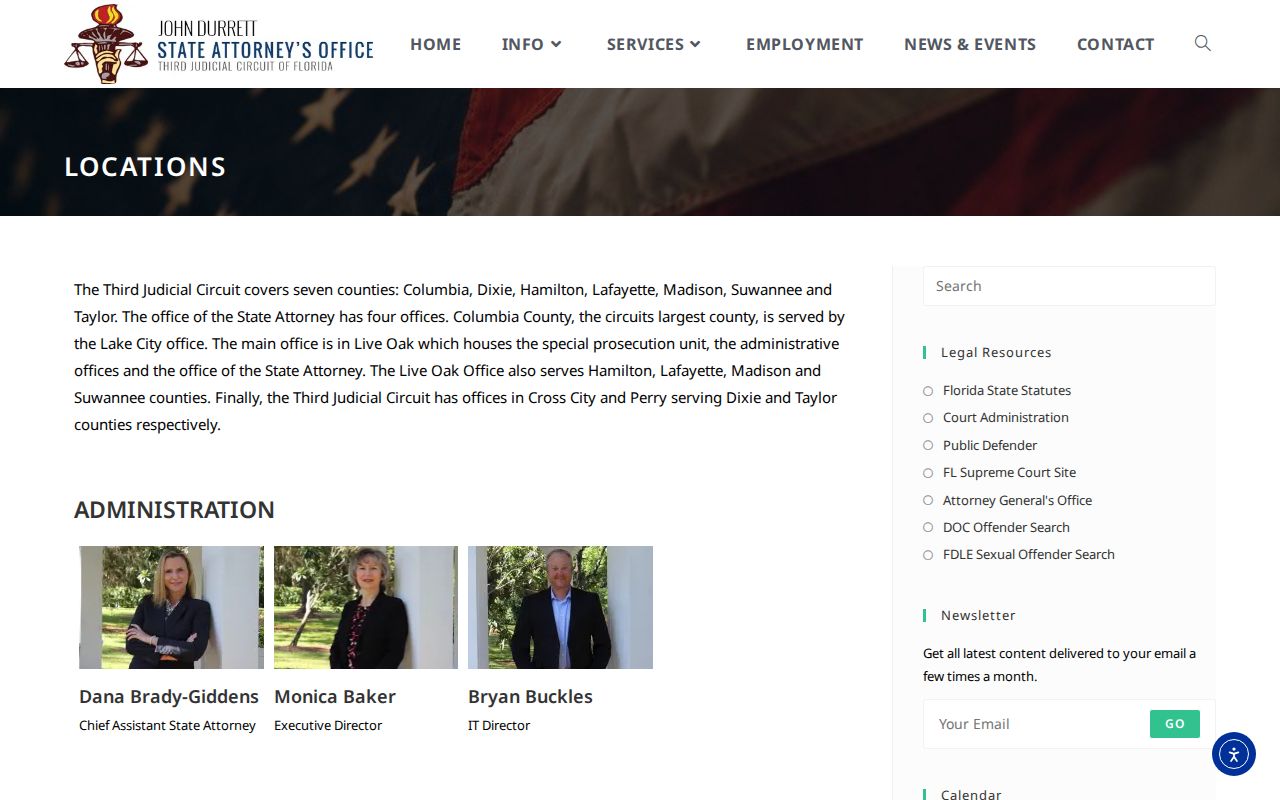 Taylor County arrest records State Attorney Perry office